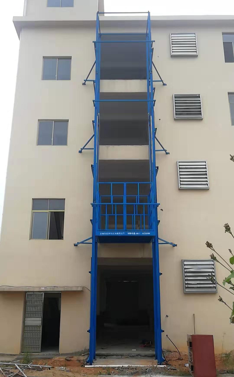 双河室外导轨式升降平台